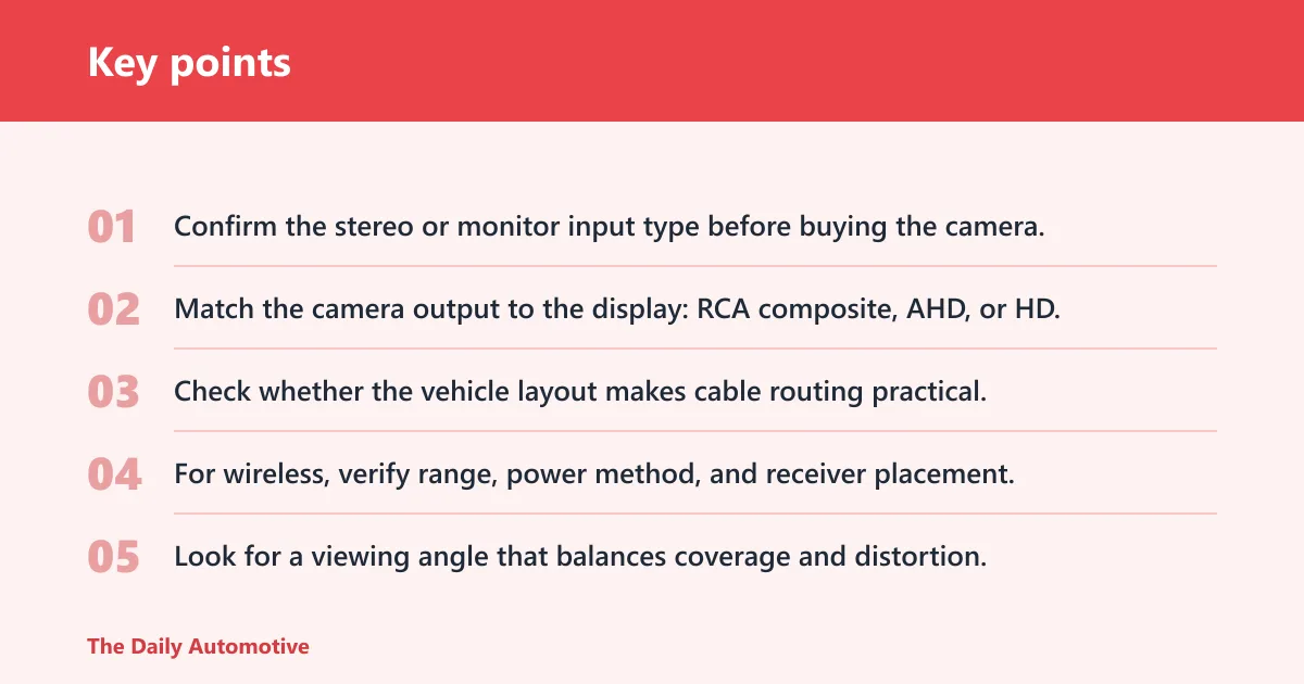 Key points: Choose Wired if… / Choose Wireless if…