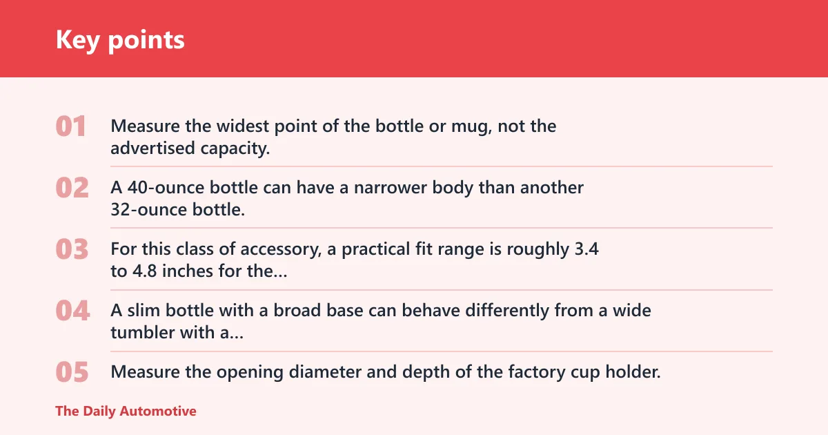 Key points: Will it fit your bottle?