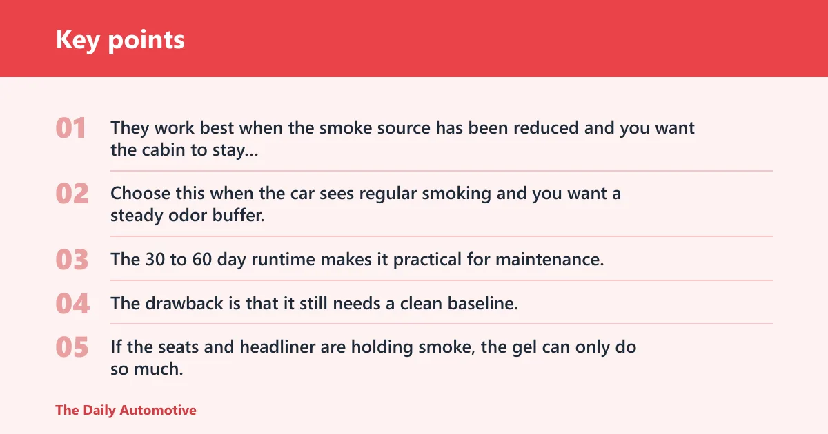 Key points: What should you use for daily upkeep?