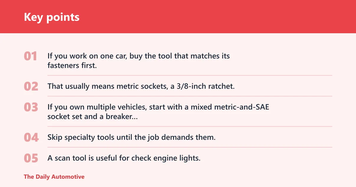 Key points: Which one should you buy first?