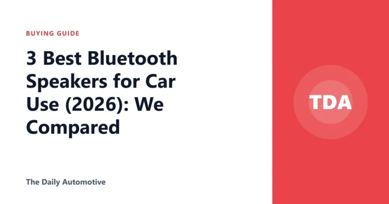 3 Best Bluetooth Speakers for Car Use (2026): We Compared