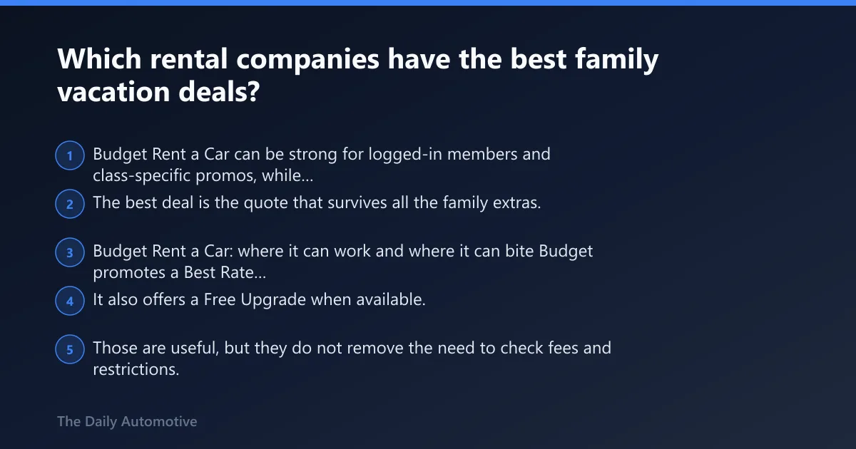 Steps: Which rental companies have the best family vacation deals?