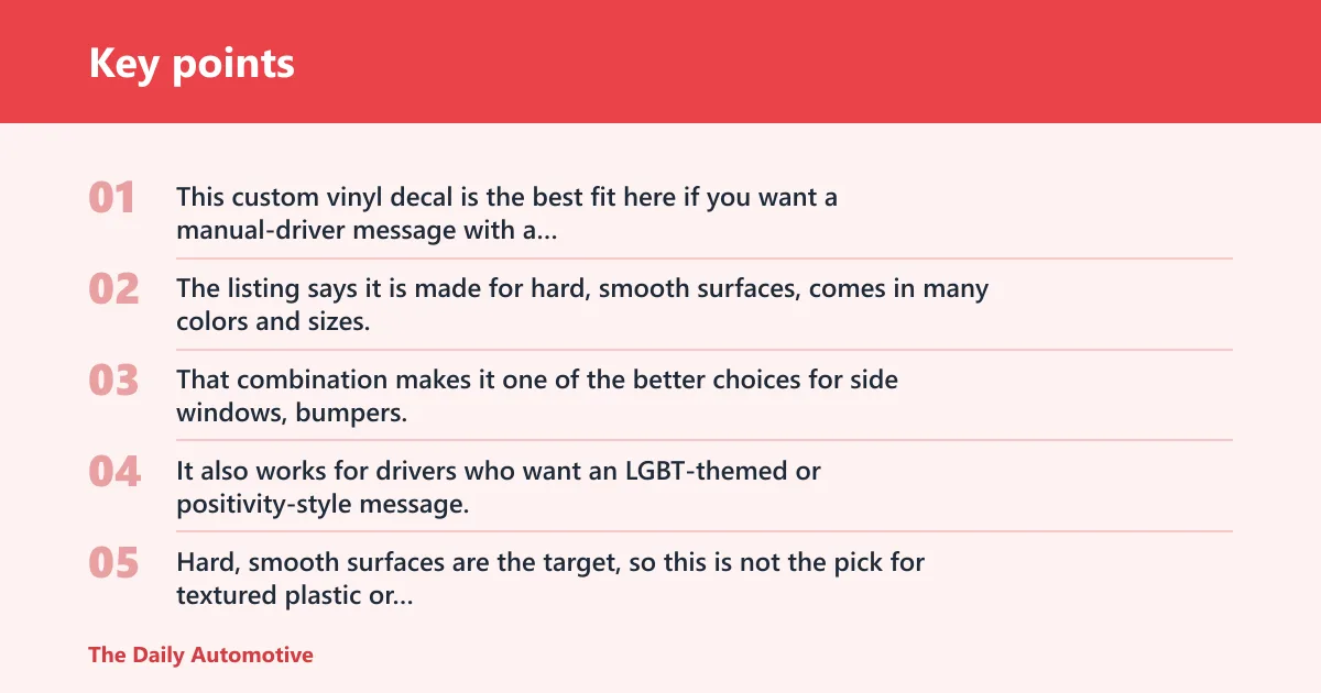 Key points: Real women use three pedals vinyl decal: best for a custom style message