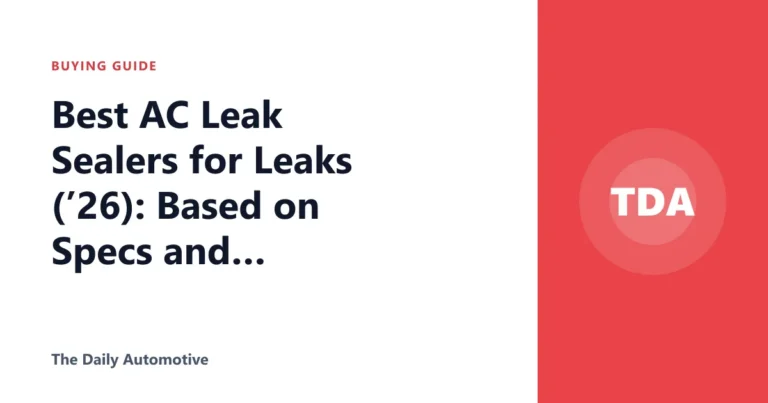 Best AC Leak Sealers for Leaks (’26): Based on Specs and Reviews