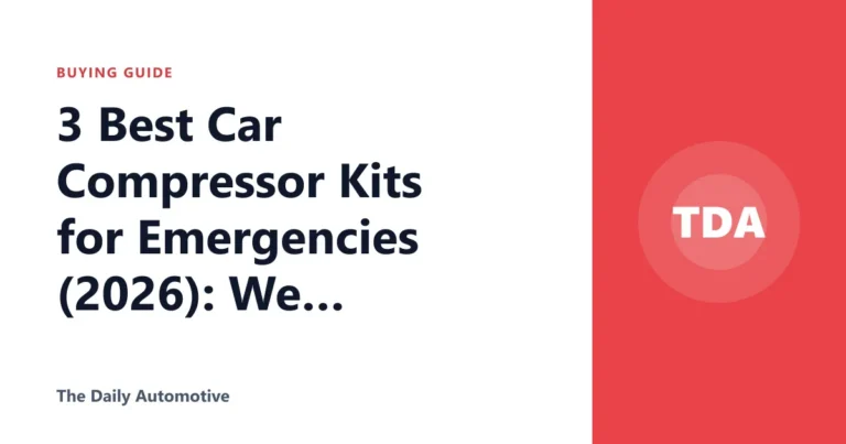 3 Best Car Compressor Kits for Emergencies (2026): We Compared