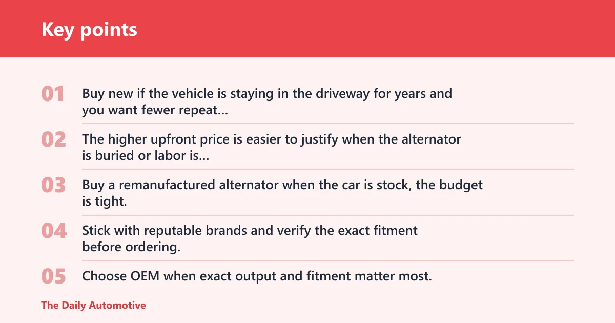 Key points: Which one should you buy