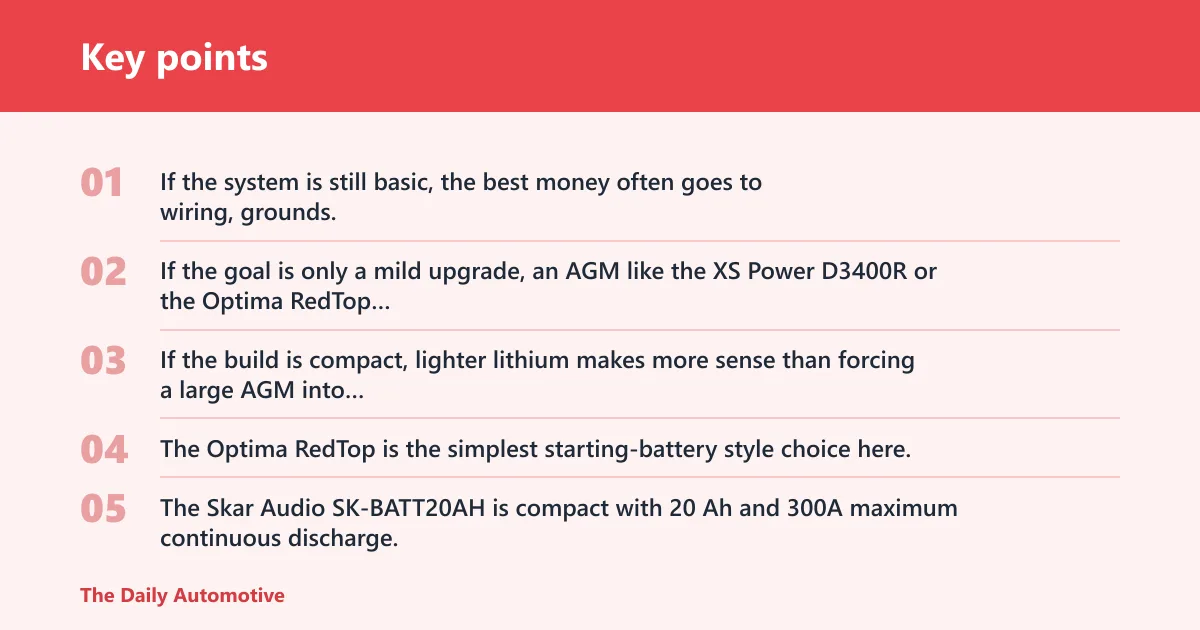 Key points: Which one should you buy?
