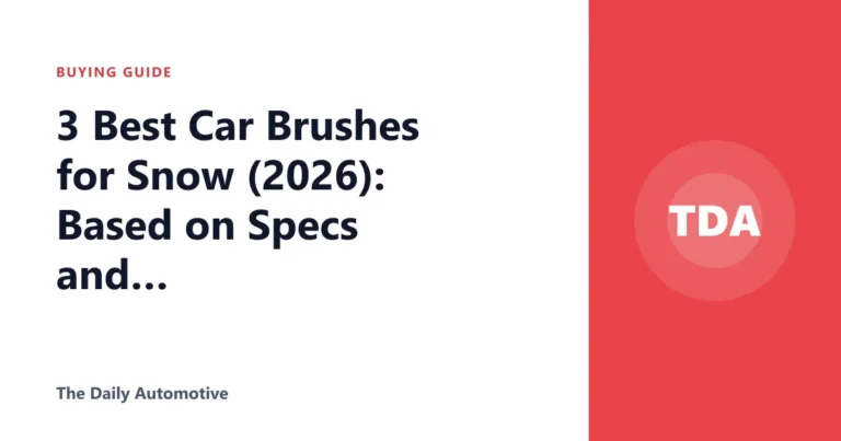 3 Best Car Brushes for Snow (2026): Based on Specs and Reviews