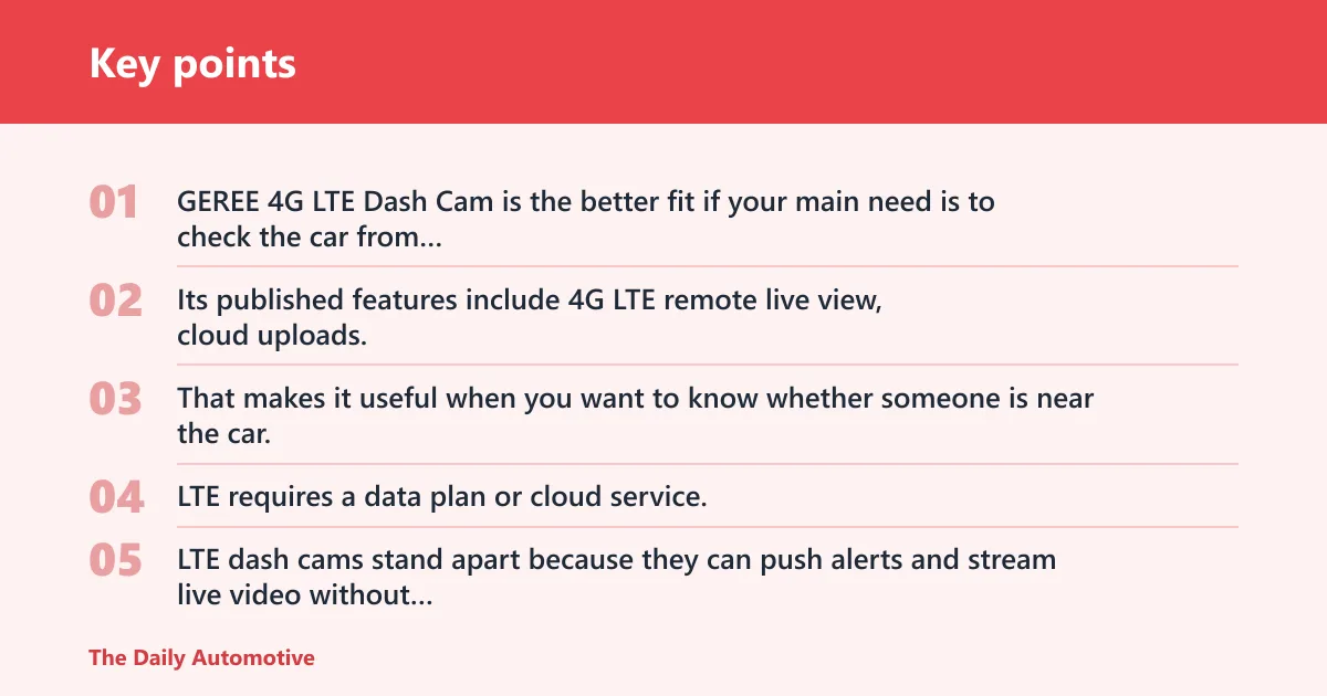 Key points: LTE live view cam: best for remote awareness