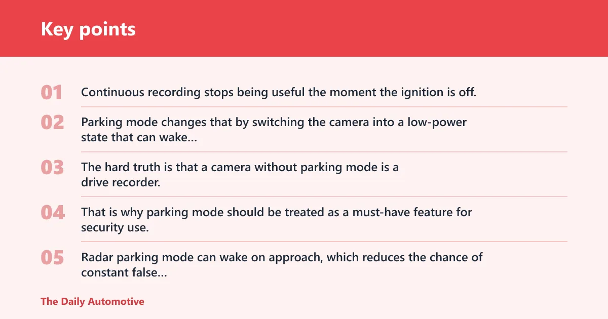 Key points: What features matter most for parking protection?