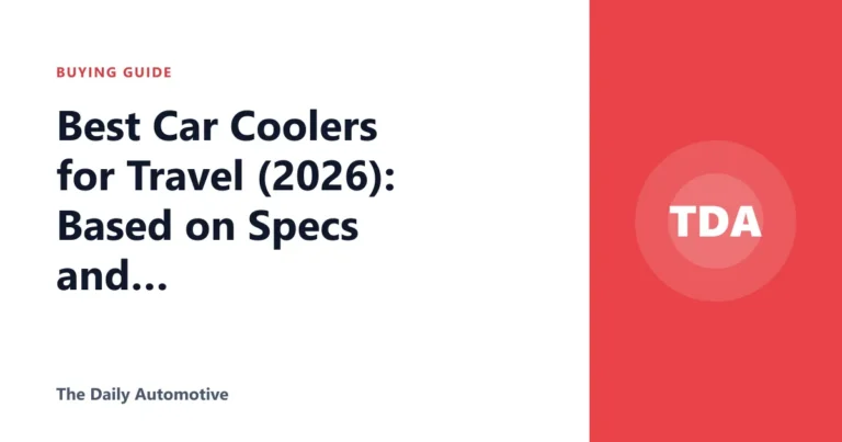 Best Car Coolers for Travel (2026): Based on Specs and Reviews