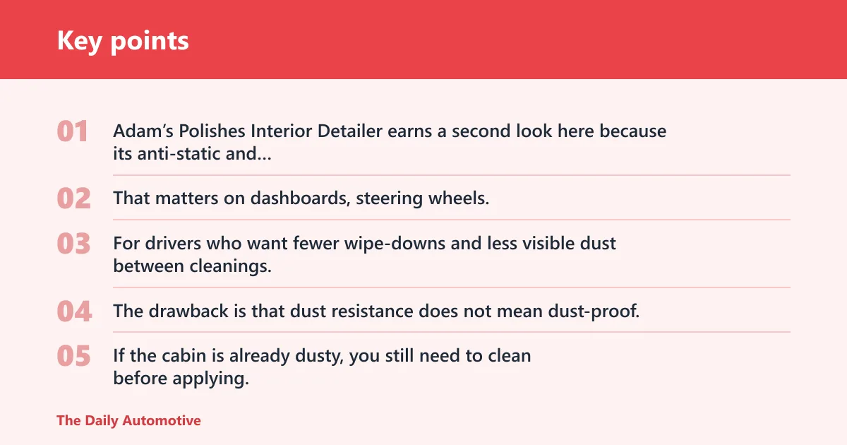 Key points: Best dust-control sprays