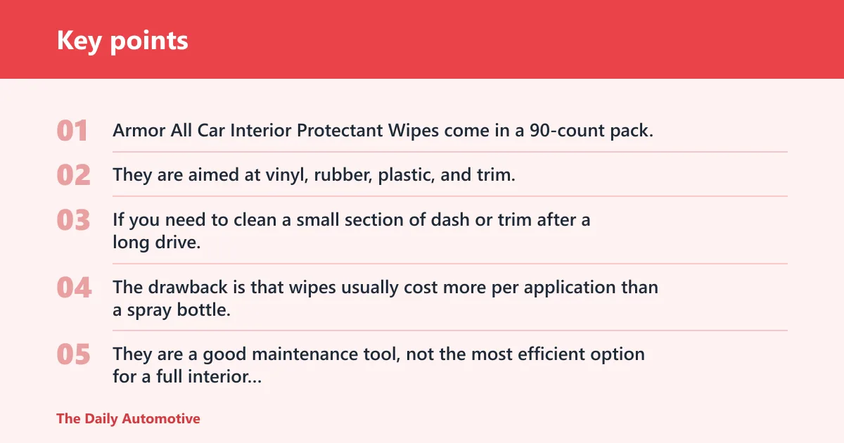 Key points: Best wipes and restorer picks