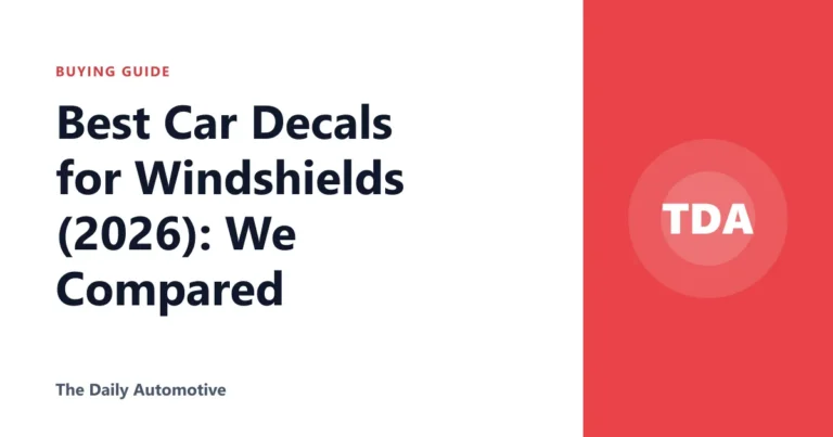 Best Car Decals for Windshields (2026): We Compared