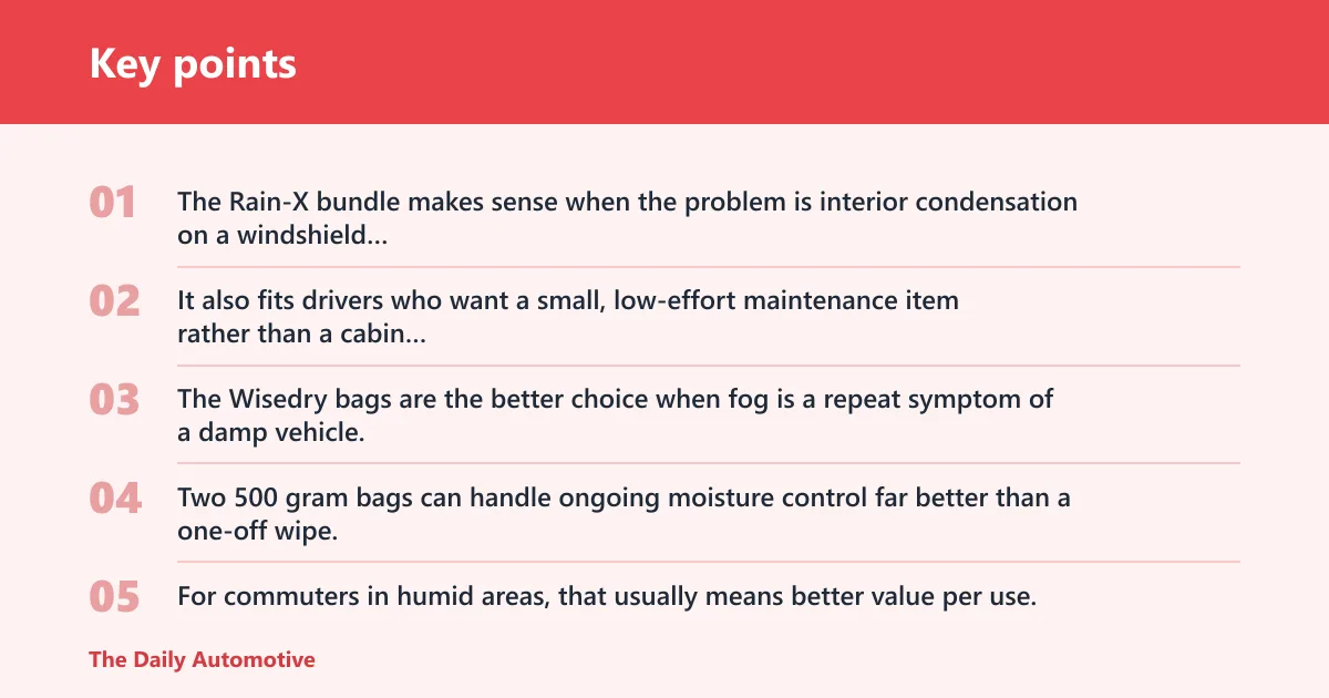 Key points: Which one should you buy?