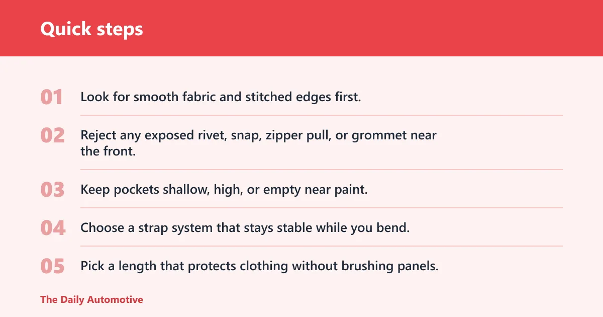 Quick steps: How to choose the right apron
