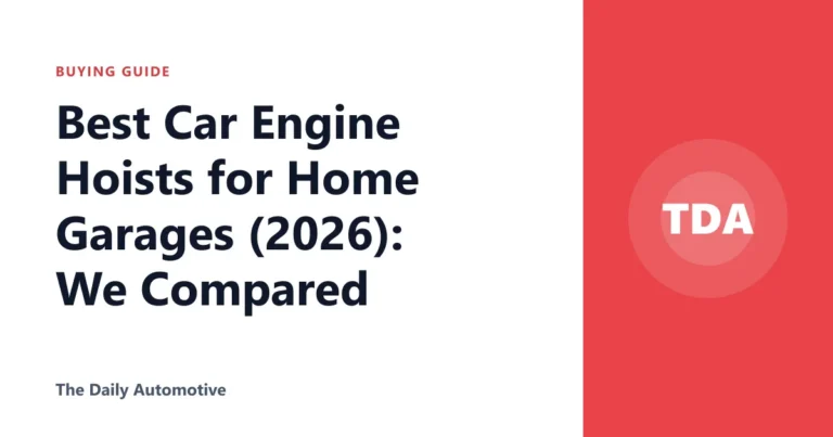 Best Car Engine Hoists for Home Garages (2026): We Compared
