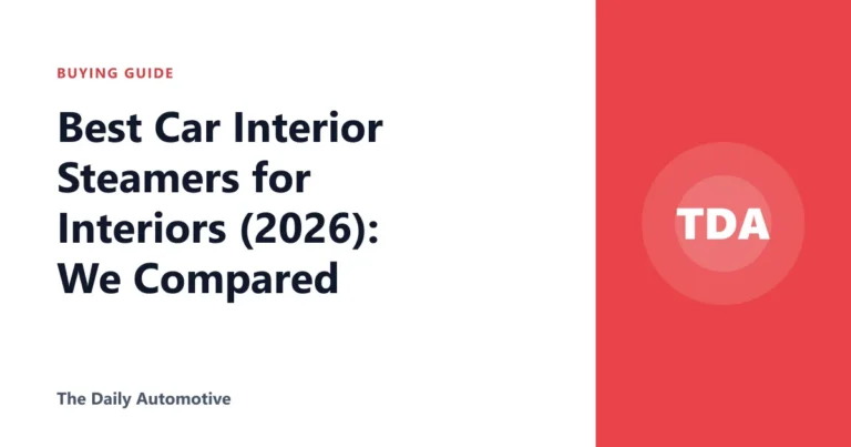 Best Car Interior Steamers for Interiors (2026): We Compared