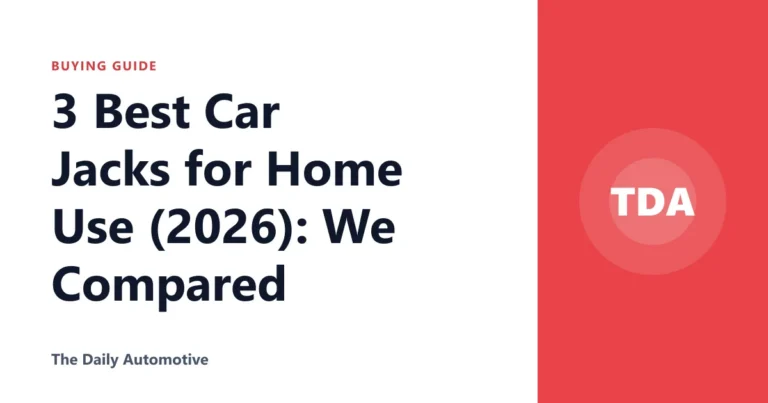 3 Best Car Jacks for Home Use (2026): We Compared