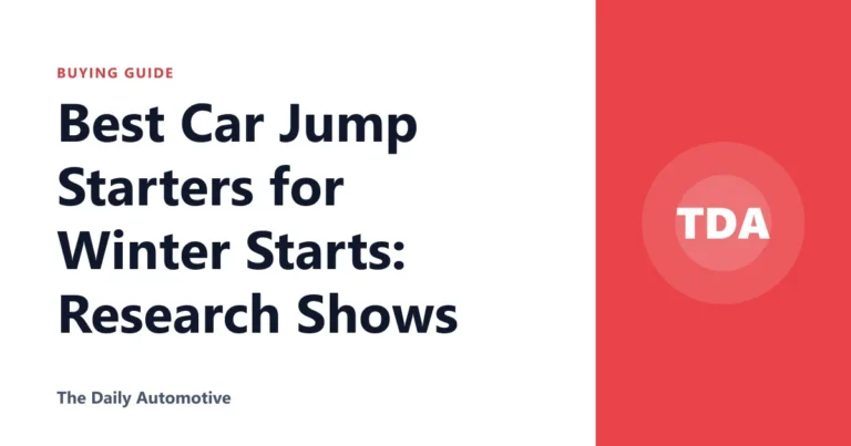 Best Car Jump Starters for Winter Starts: Research Shows