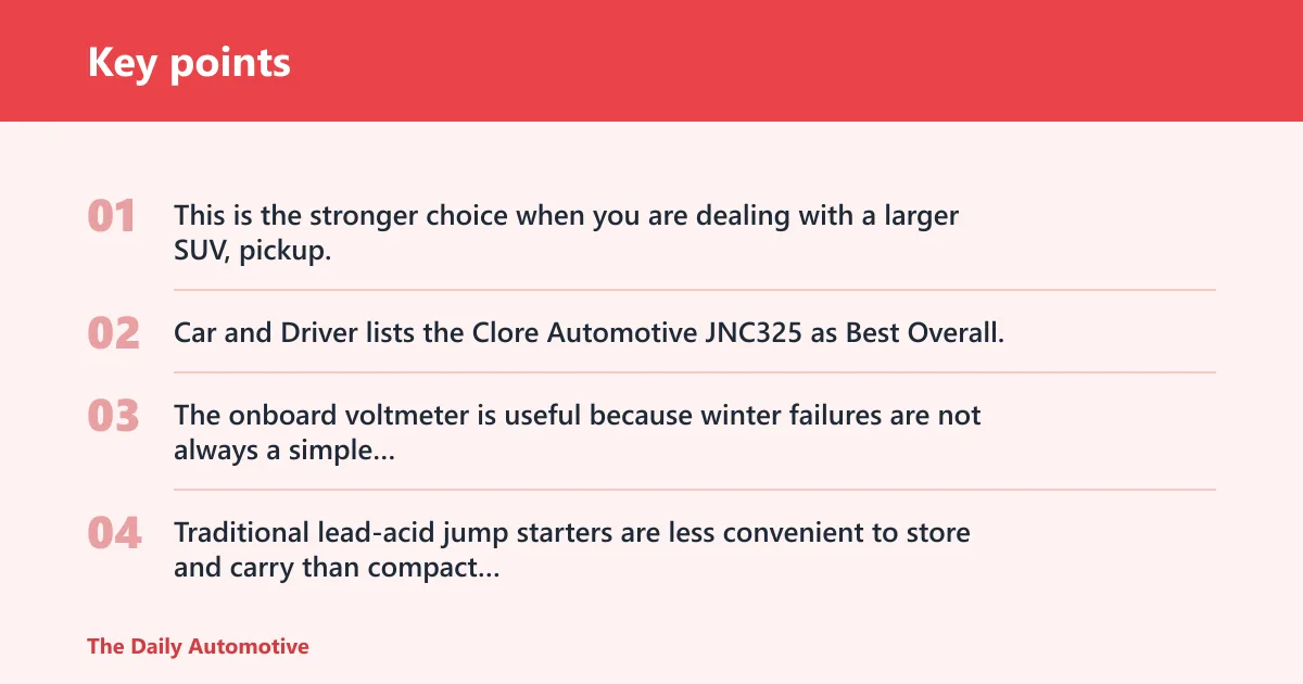Key points: Clore Automotive JNC660: best for large engines