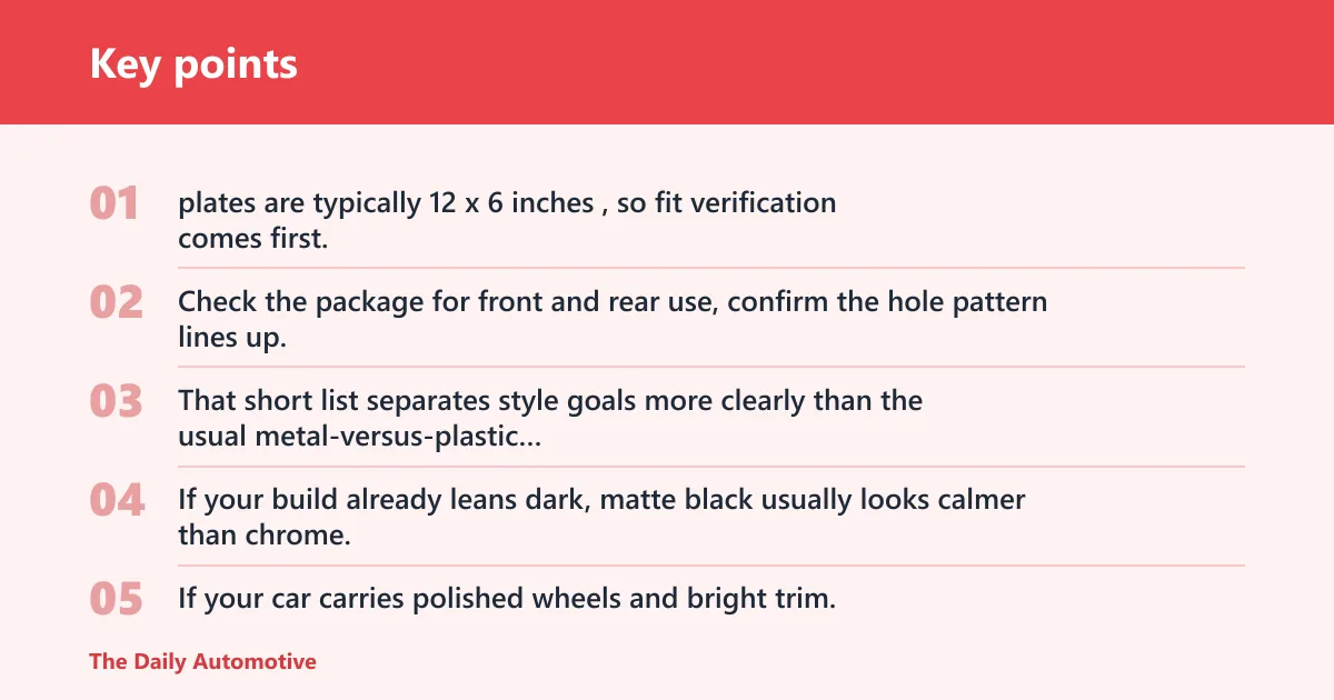 Key points: Top pick and quick picks
