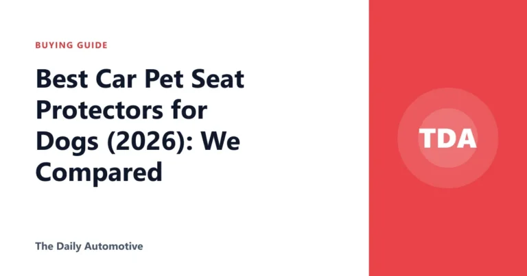 Best Car Pet Seat Protectors for Dogs (2026): We Compared