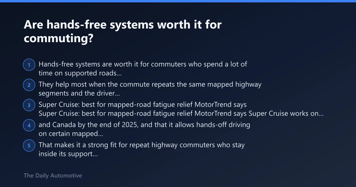 Steps: Are hands-free systems worth it for commuting?