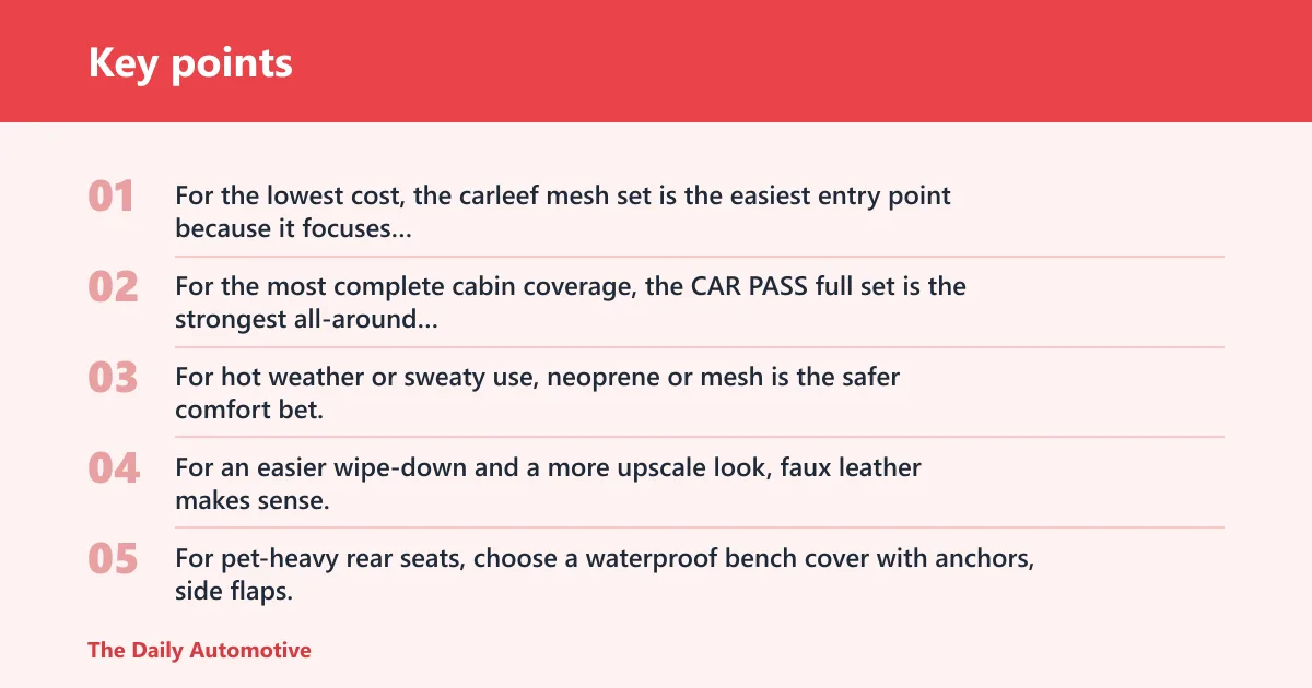 Key points: Which one should you buy?