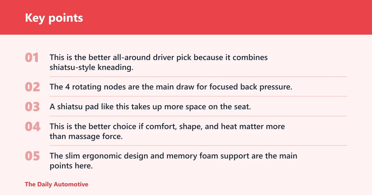 Key points: Top picks at a glance