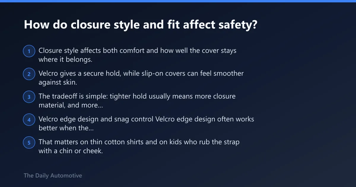 Steps: How do closure style and fit affect safety?