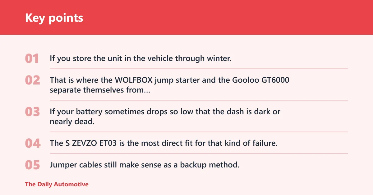 Key points: Which one should you buy?