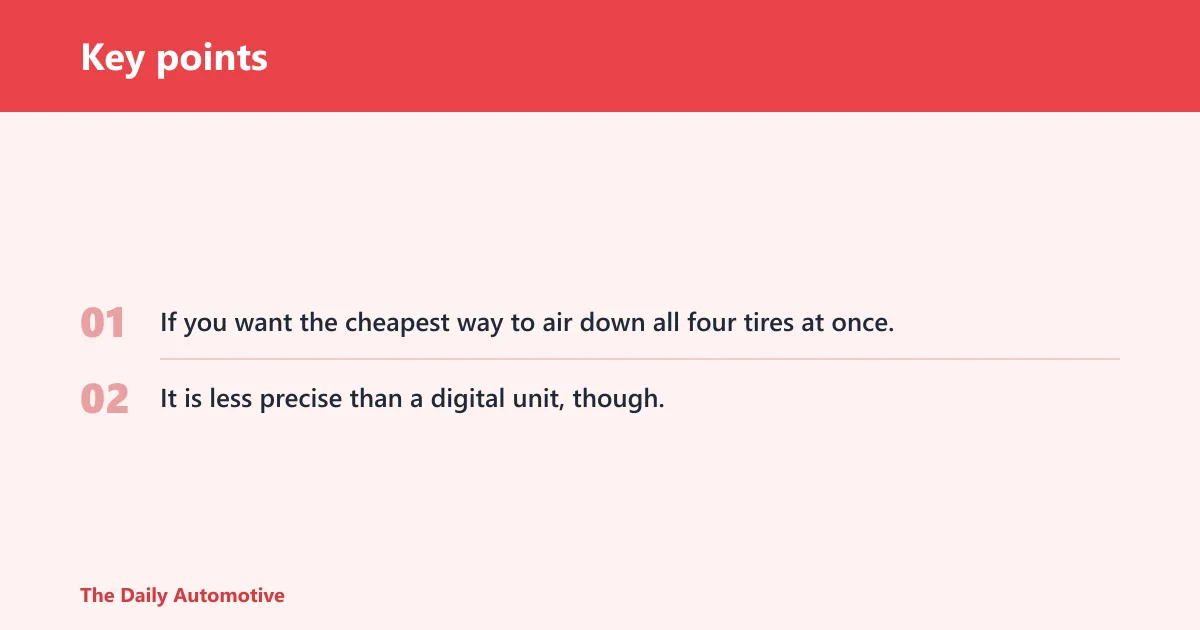 Key points: Best tire deflators for off-roading