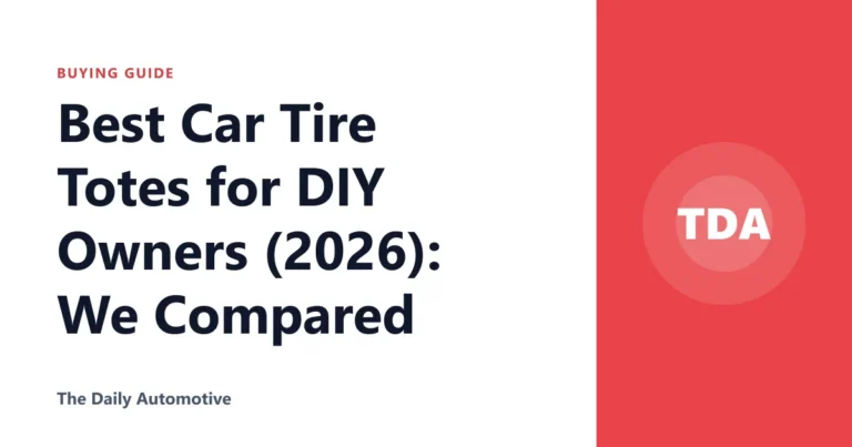 Best Car Tire Totes for DIY Owners (2026): We Compared