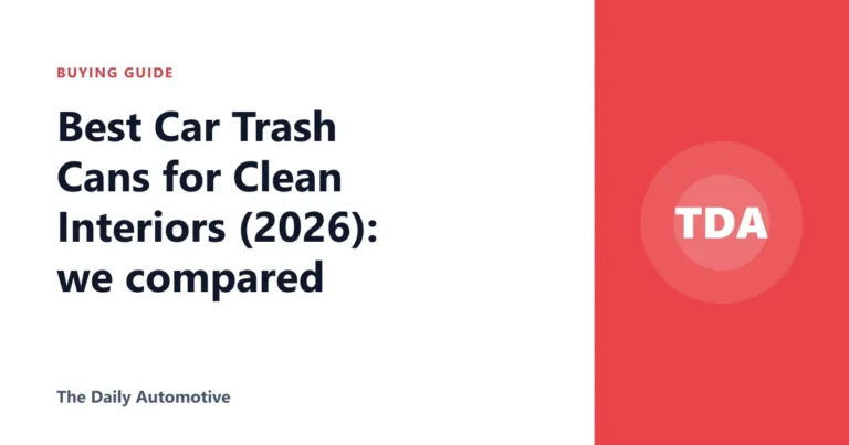 Best Car Trash Cans for Clean Interiors (2026): we compared