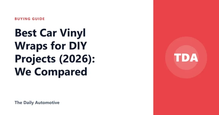 Best Car Vinyl Wraps for DIY Projects (2026): We Compared