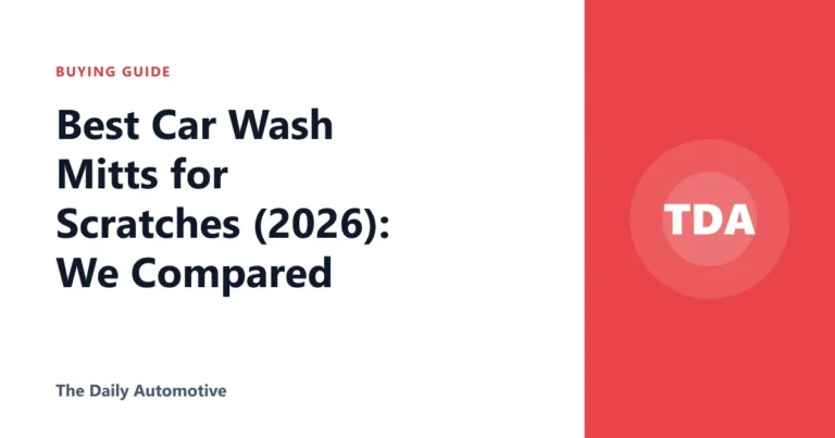 Best Car Wash Mitts for Scratches (2026): We Compared