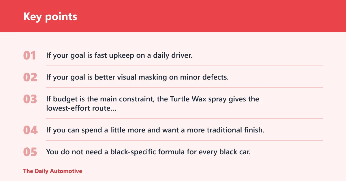 Key points: Which one should you buy?
