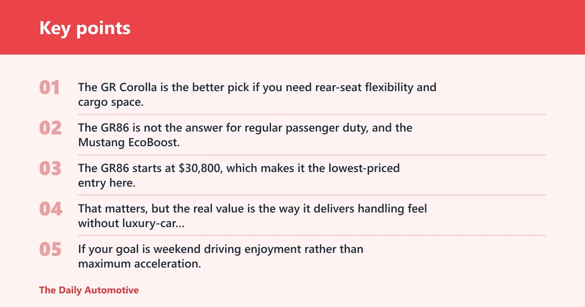 Key points: How do you choose between them?