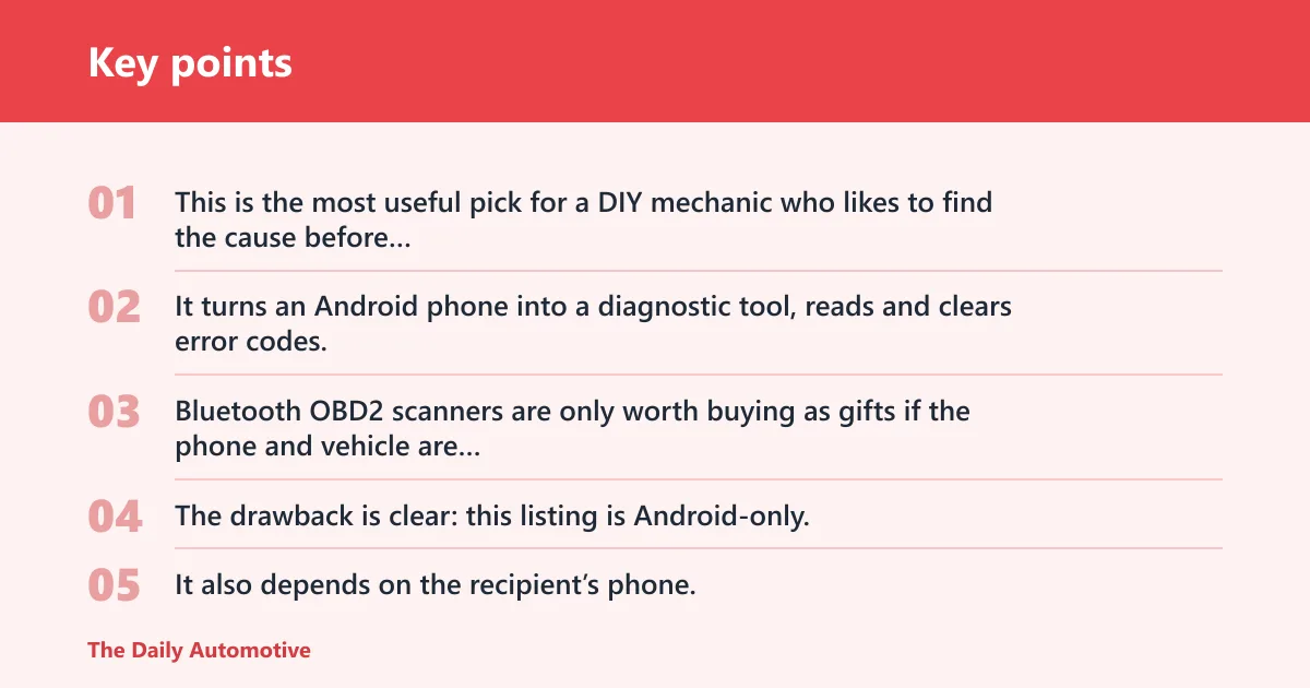 Key points: Panlong Bluetooth OBD2 scanner: best for DIY troubleshooting