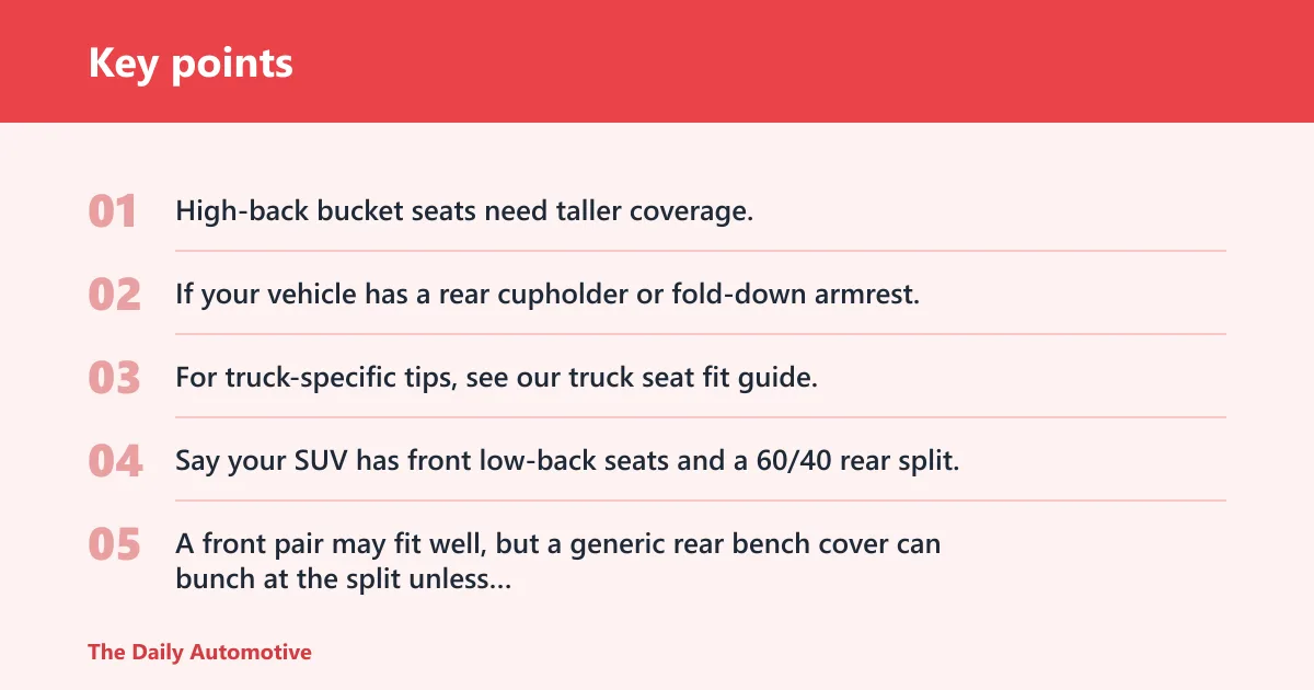 Key points: Will universal cow print seat covers fit my car?
