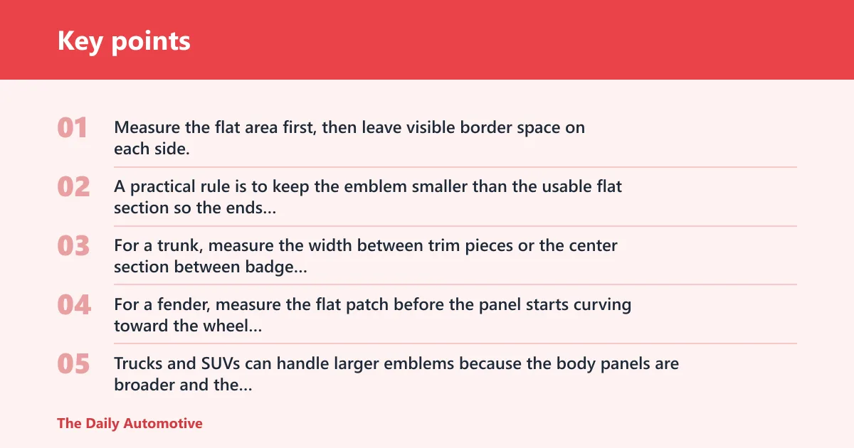 Key points: What size should you buy?