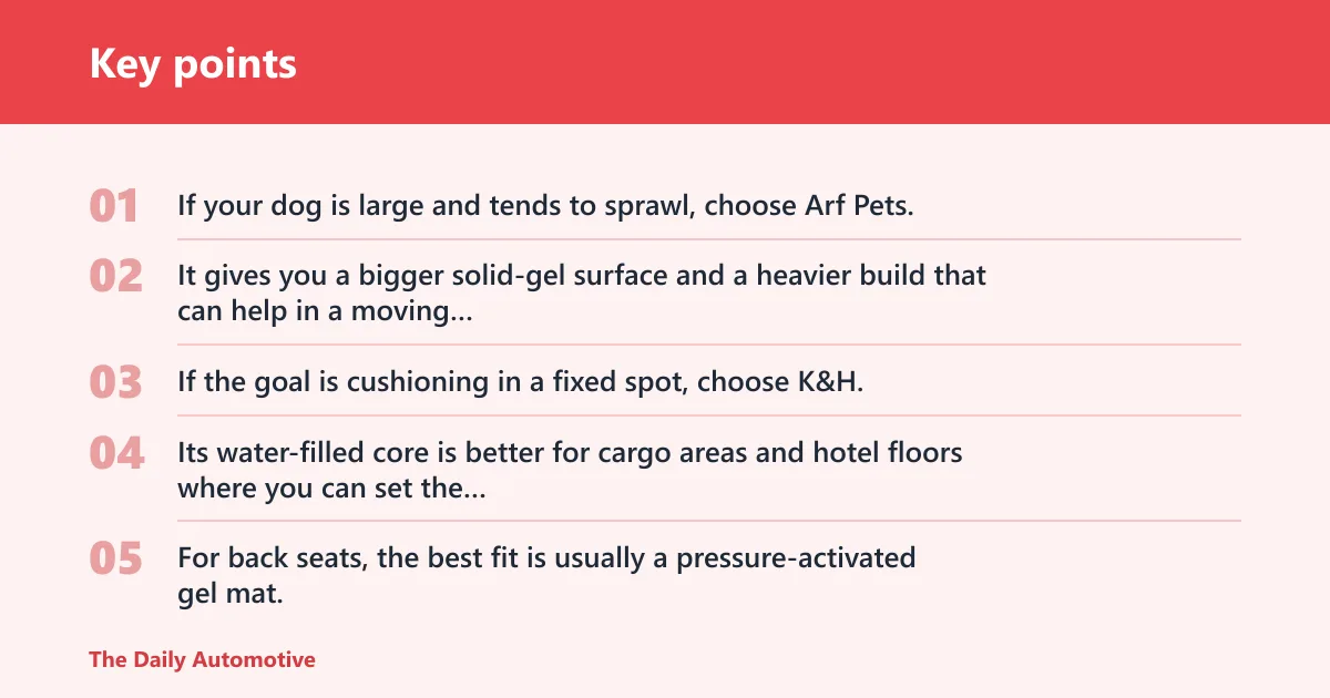 Key points: Which one should you buy?
