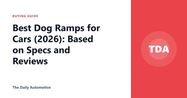 Best Dog Ramps for Cars (2026): Based on Specs and Reviews