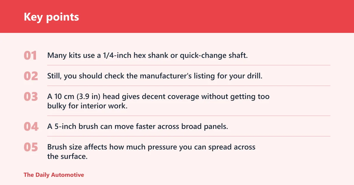 Key points: How do you choose the right brush size and fit?