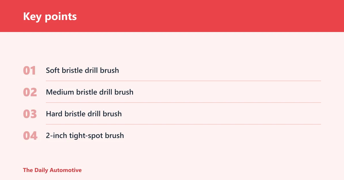 Key points: What is the best drill brush for car seats?