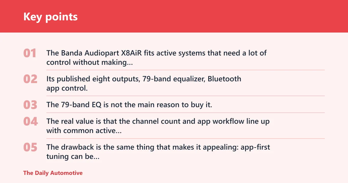 Key points: What is the best DSP for car audio?