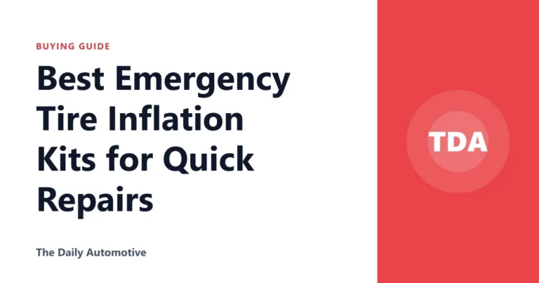 Best Emergency Tire Inflation Kits for Quick Repairs