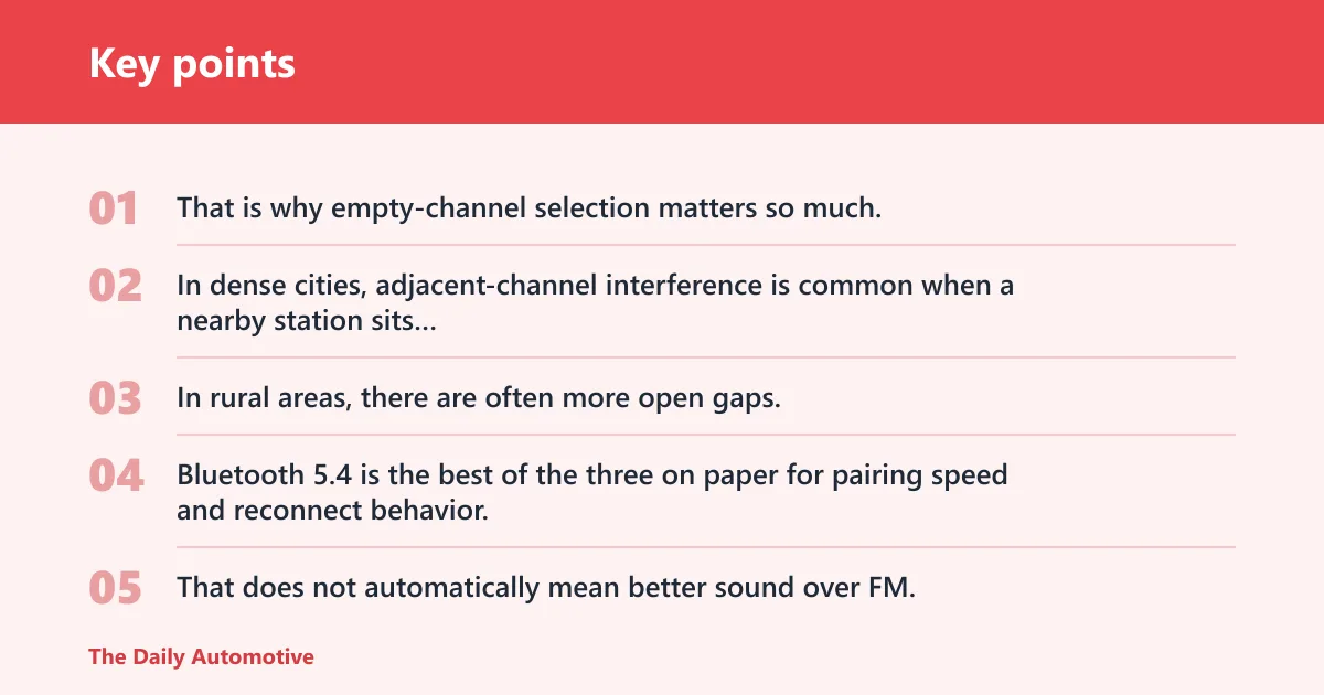 Key points: How sound, power, and tuning compare