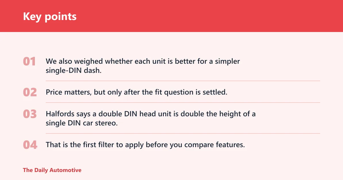 Key points: How we chose